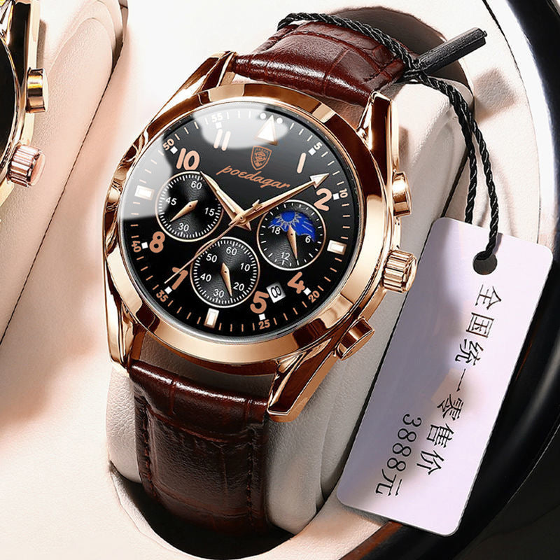 Black Tech Men's Watch Male Student Korean Fashion