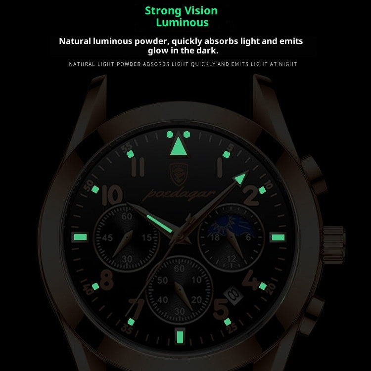 Black Tech Men's Watch Male Student Korean Fashion